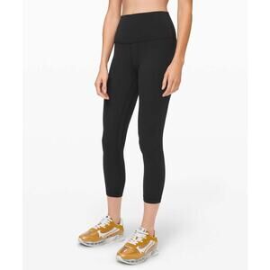 Lululemon Align Crop 23" Black Size 6 Yoga Activewear